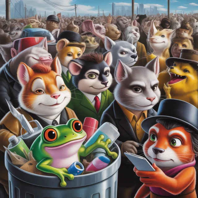 Ideogram: Creating Anthropomorphic Animal Crowd Art - v3.0 - Image 2