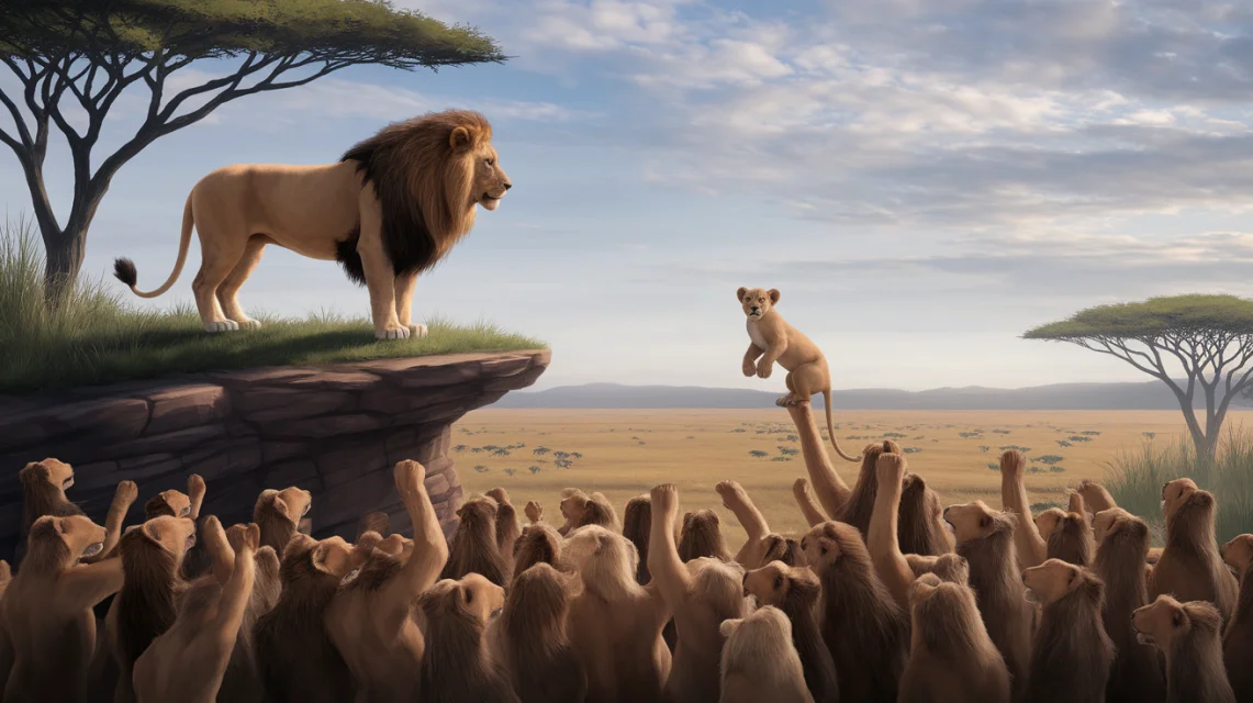 Lion’s Resentment: Ideogram AI Art Version Showdown - v2a - Image 3