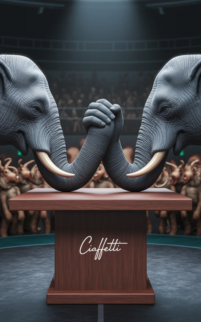 Elephant Arm Wrestling AI Art: Ideogram v2a, v2, v3 Review - v2a - Image 4