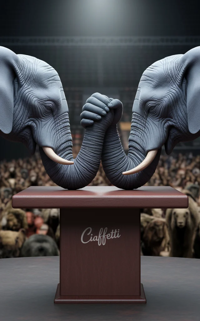 Elephant Arm Wrestling AI Art: Ideogram v2a, v2, v3 Review - v2a - Image 3