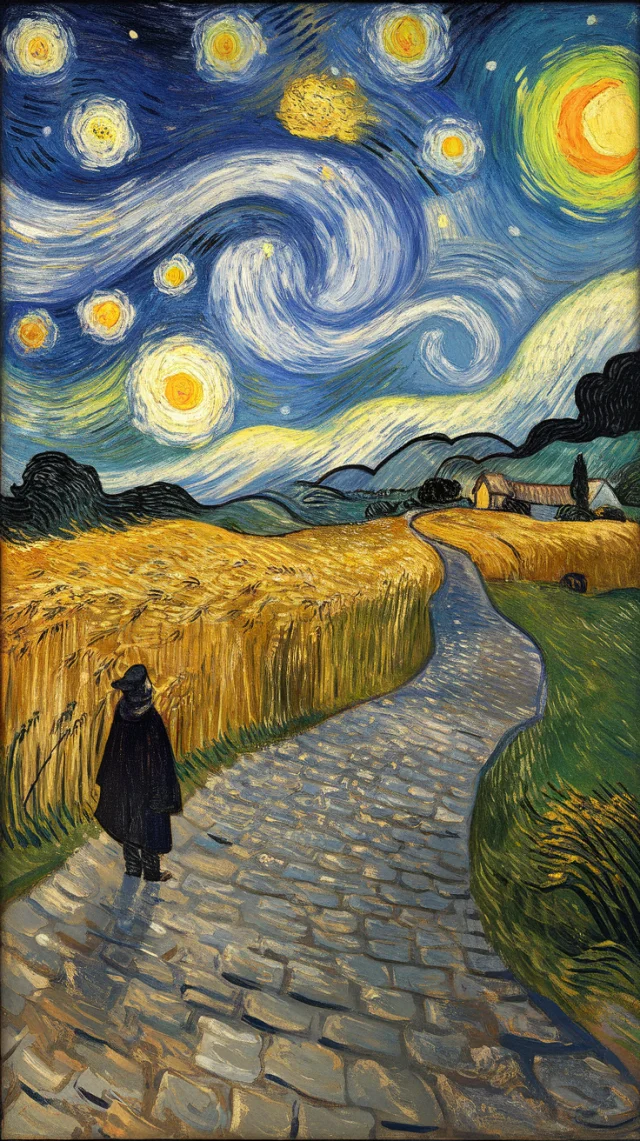 Van Gogh Style AI Art Generation: Ideogram Version Test - v2.0 - Image 2