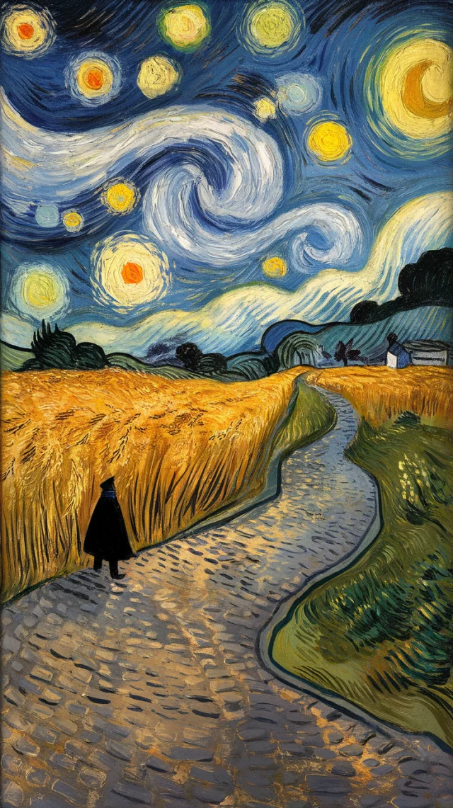 Van Gogh Style AI Art Generation: Ideogram Version Test - v2.0 - Image 4