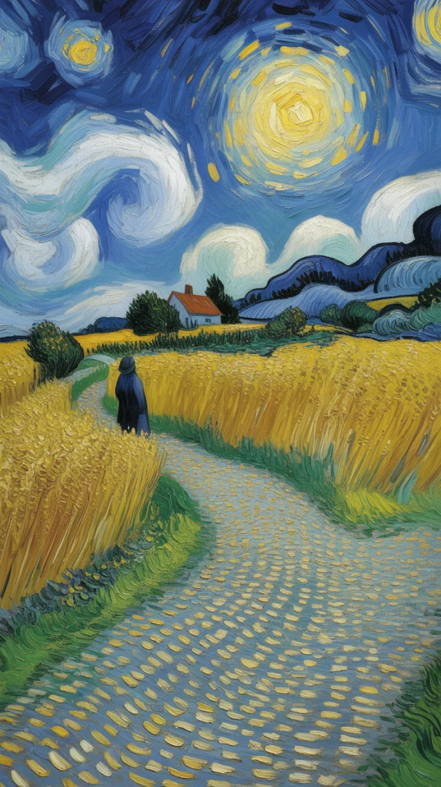 Van Gogh Style AI Art Generation: Ideogram Version Test - v3.0 - Image 3