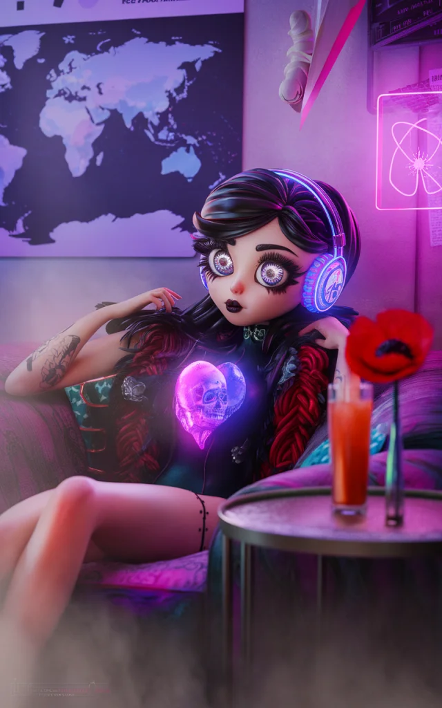 Cyberpunk Anime 3D Art Ideogram: v2a, v2.0 & v3.0 Review - v2.0 - Image 4