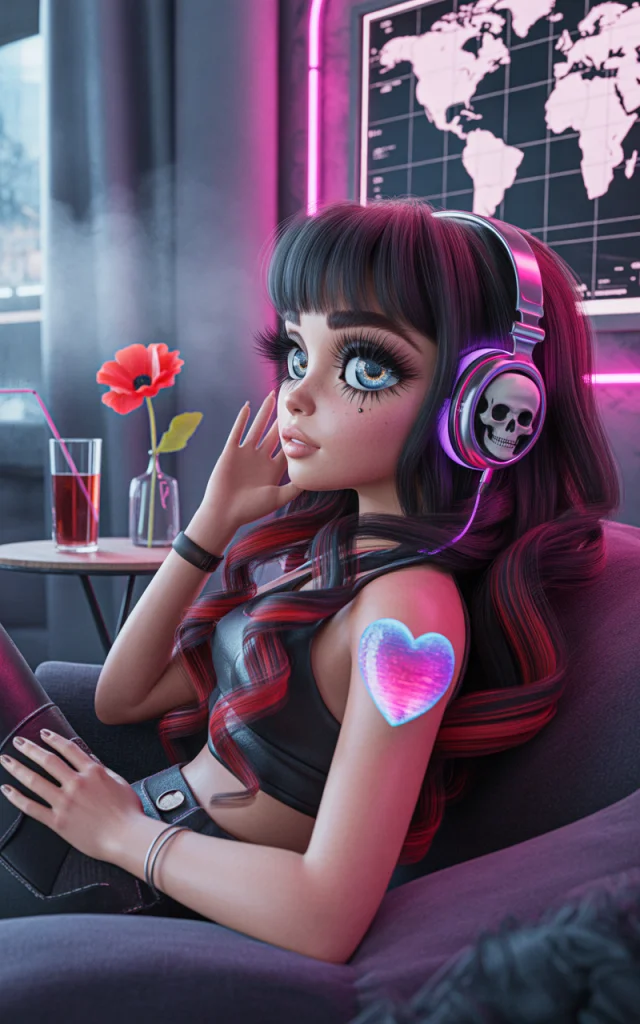 Cyberpunk Anime 3D Art Ideogram: v2a, v2.0 & v3.0 Review - v3.0 - Image 4
