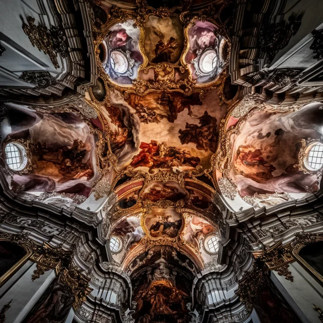 Ideogram: AI Baroque Cathedral Ceiling Photography Test - v2.0 - Image 1