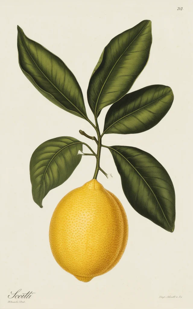 AI Lemon Botanical Illustration: Ideogram Versions Compared - v2.0 - Image 2