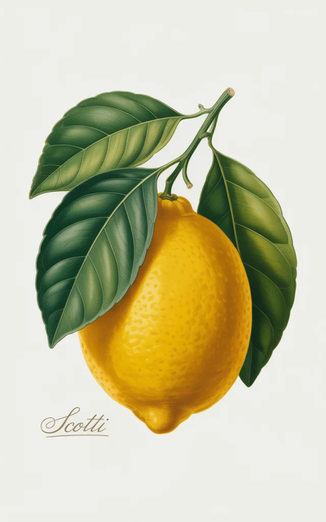 AI Lemon Botanical Illustration: Ideogram Versions Compared - v3.0 - Image 1