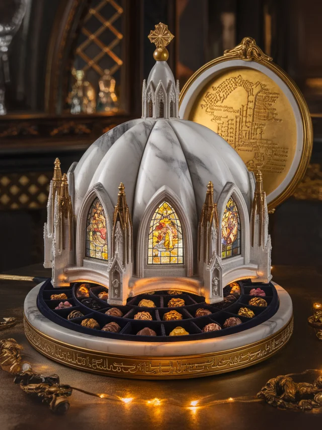 Luxury Cathedral Chocolate Box Design: Ideogram v2a-v3.0 - v2.0 - Image 2