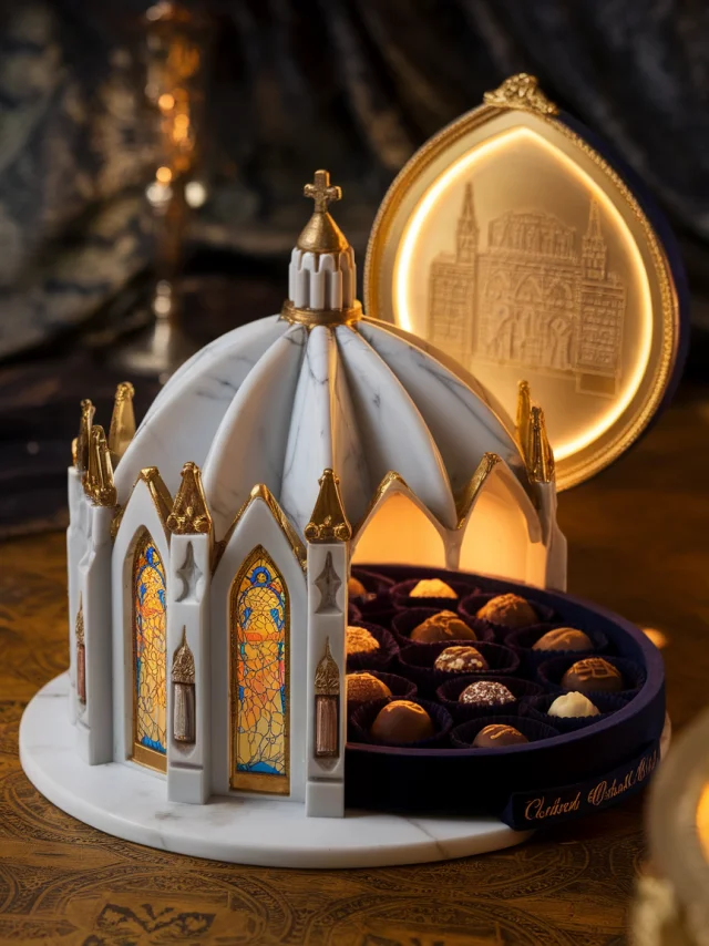 Luxury Cathedral Chocolate Box Design: Ideogram v2a-v3.0 - v2.0 - Image 3