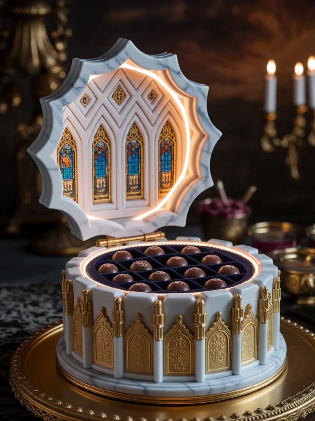 Luxury Cathedral Chocolate Box Design: Ideogram v2a-v3.0 - v2a - Image 3
