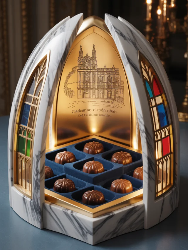 Luxury Cathedral Chocolate Box Design: Ideogram v2a-v3.0 - v3.0 - Image 3