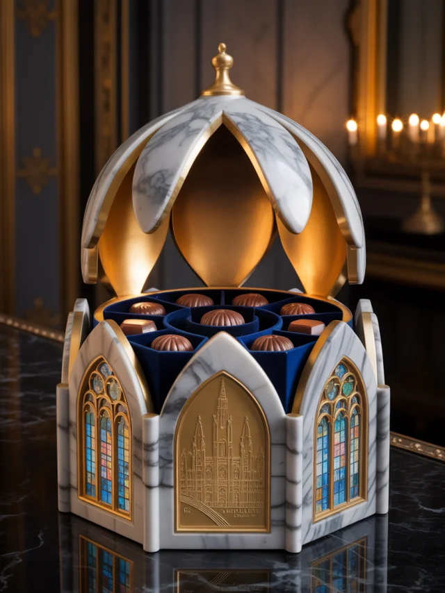 Luxury Cathedral Chocolate Box Design: Ideogram v2a-v3.0 - v3.0 - Image 2