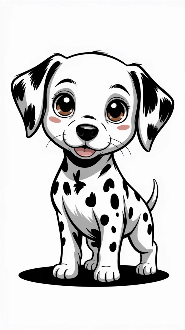 Best Chibi Dalmatian Pop Art Illustration: Ideogram v2a-v3 - v3.0 - Image 3