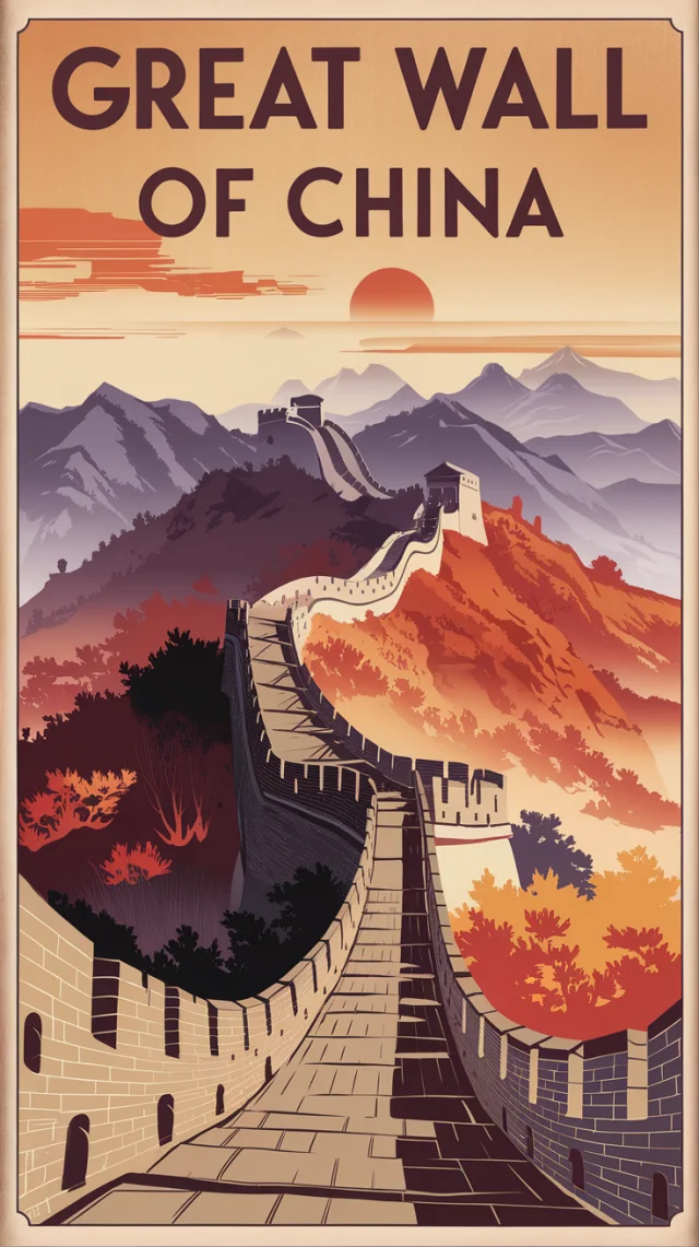 AI Art: Best Vintage Great Wall Travel Poster Generators - v2.0 - Image 3