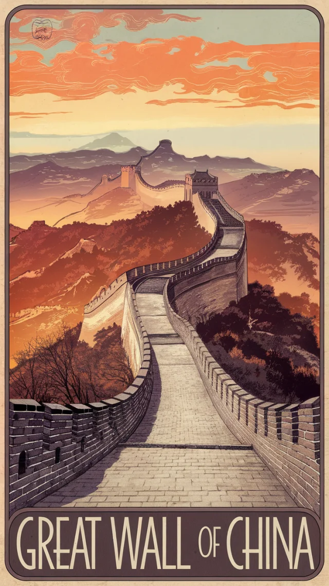 AI Art: Best Vintage Great Wall Travel Poster Generators - v2.0 - Image 4