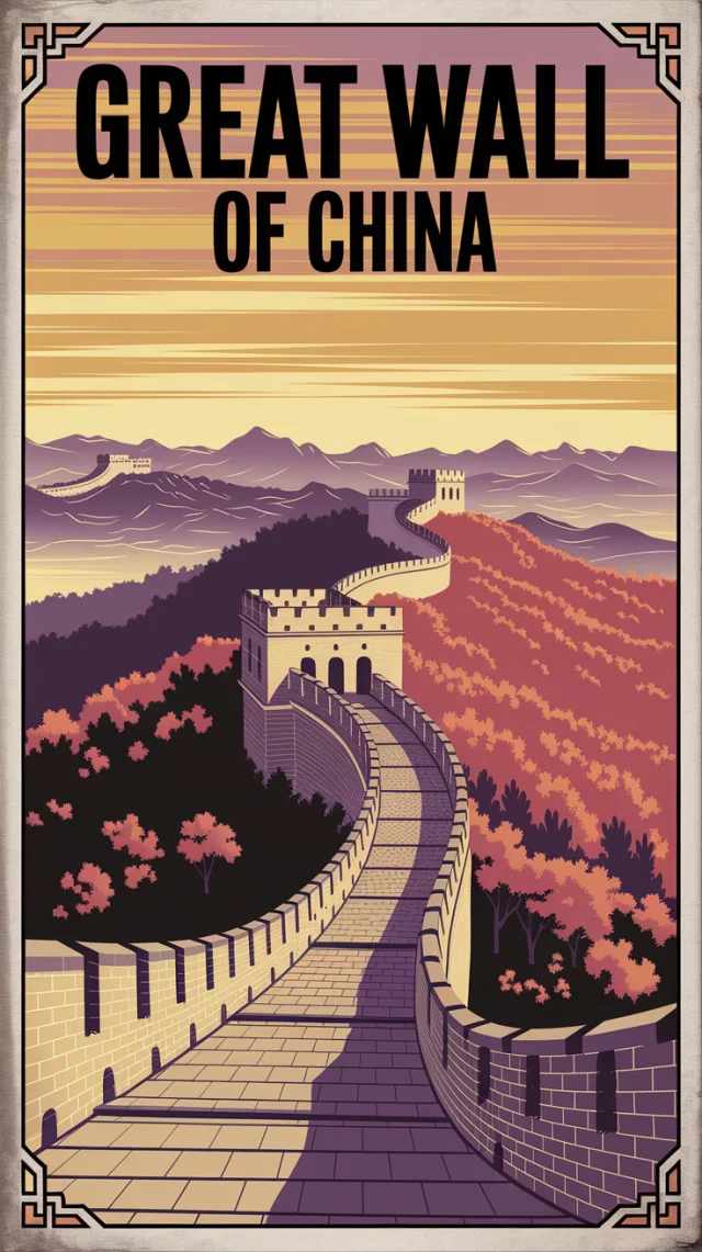 AI Art: Best Vintage Great Wall Travel Poster Generators - v2a - Image 3