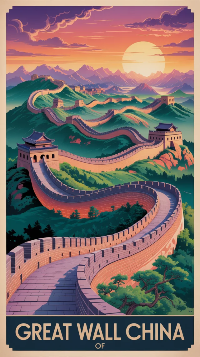 AI Art: Best Vintage Great Wall Travel Poster Generators - v3.0 - Image 4