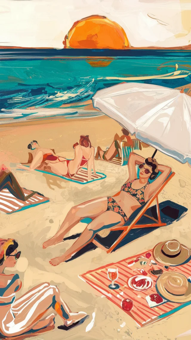 Ideogram: AI Vintage Beach Travel Poster Art Compared - v2.0 - Image 2