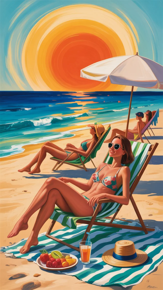 Ideogram: AI Vintage Beach Travel Poster Art Compared - v3.0 - Image 3