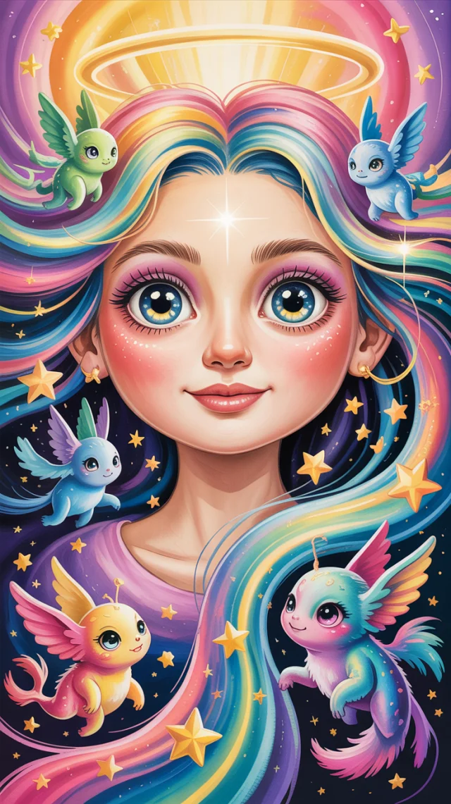 Whimsical Celestial Being AI Art: Ideogram Version Test - v3.0 - Image 4