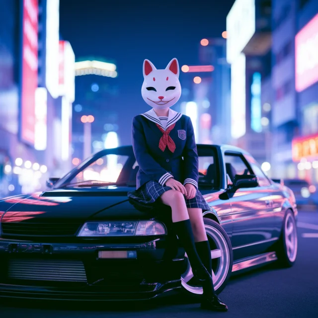 Ideogram: Best AI for Cinematic Kitsune Mask Tokyo Art? - v2a - Image 2
