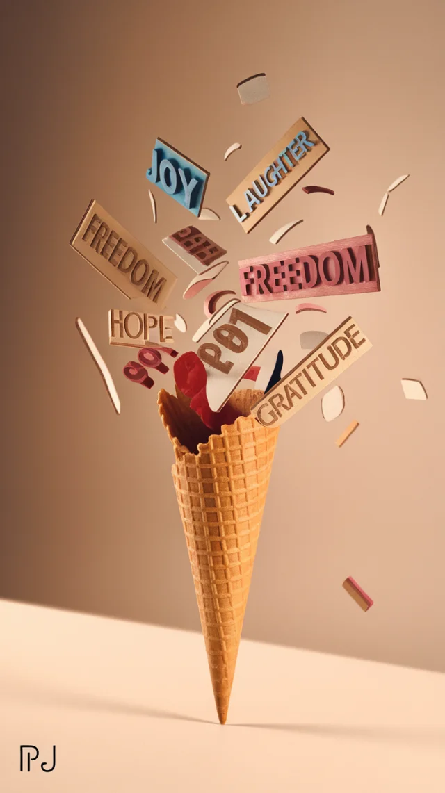 Ideogram: Surreal Typographic Still Life Compared (v2a-v3) - v2.0 - Image 4