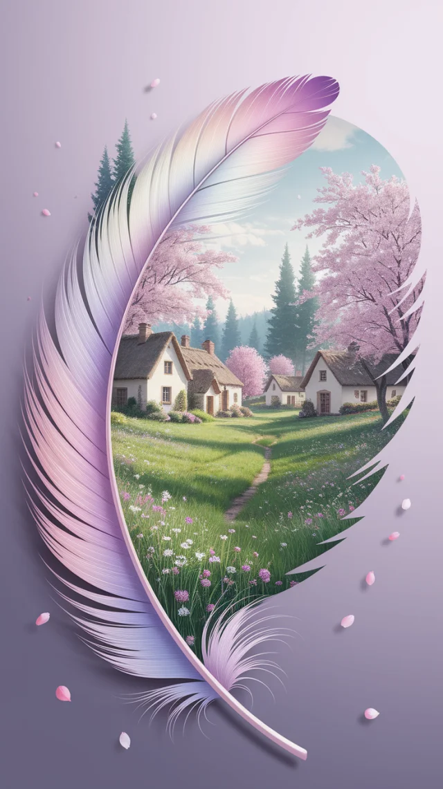 Dreamy Feather Village Art: Ideogram Version Review - v2a - Image 2