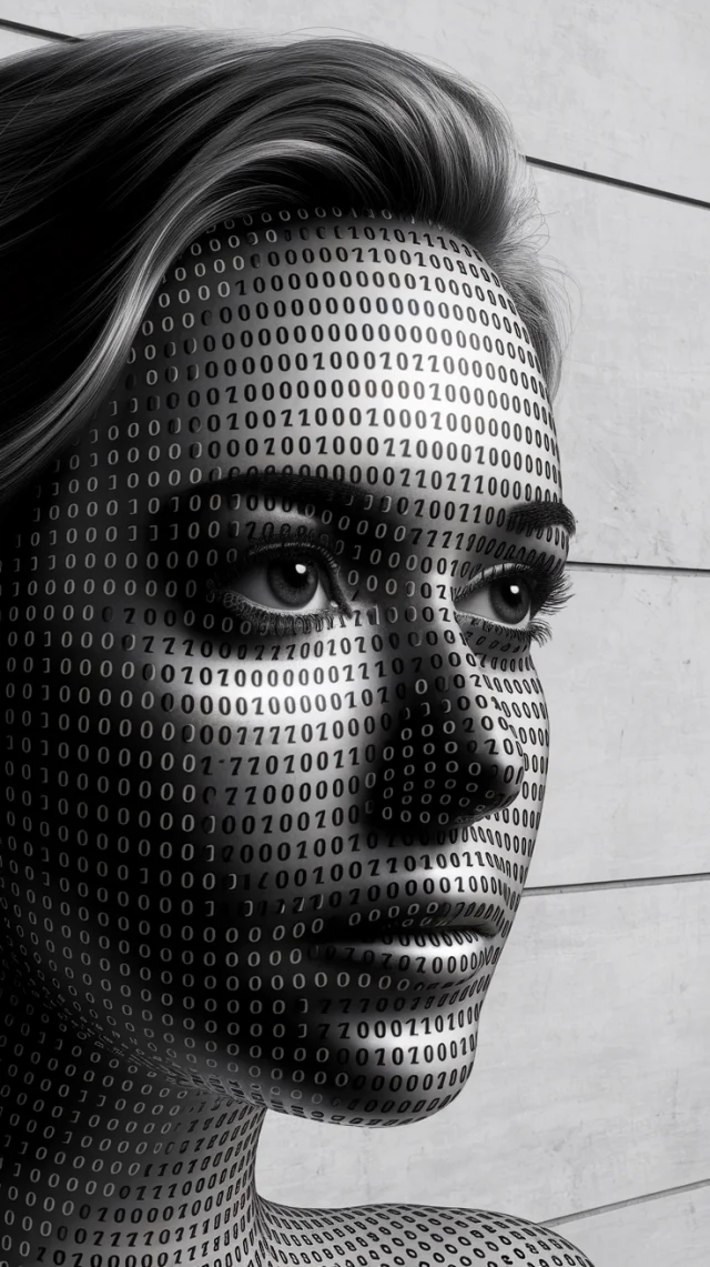 Digital Binary Code Art: Ideogram Versions Compared - v2a - Image 1