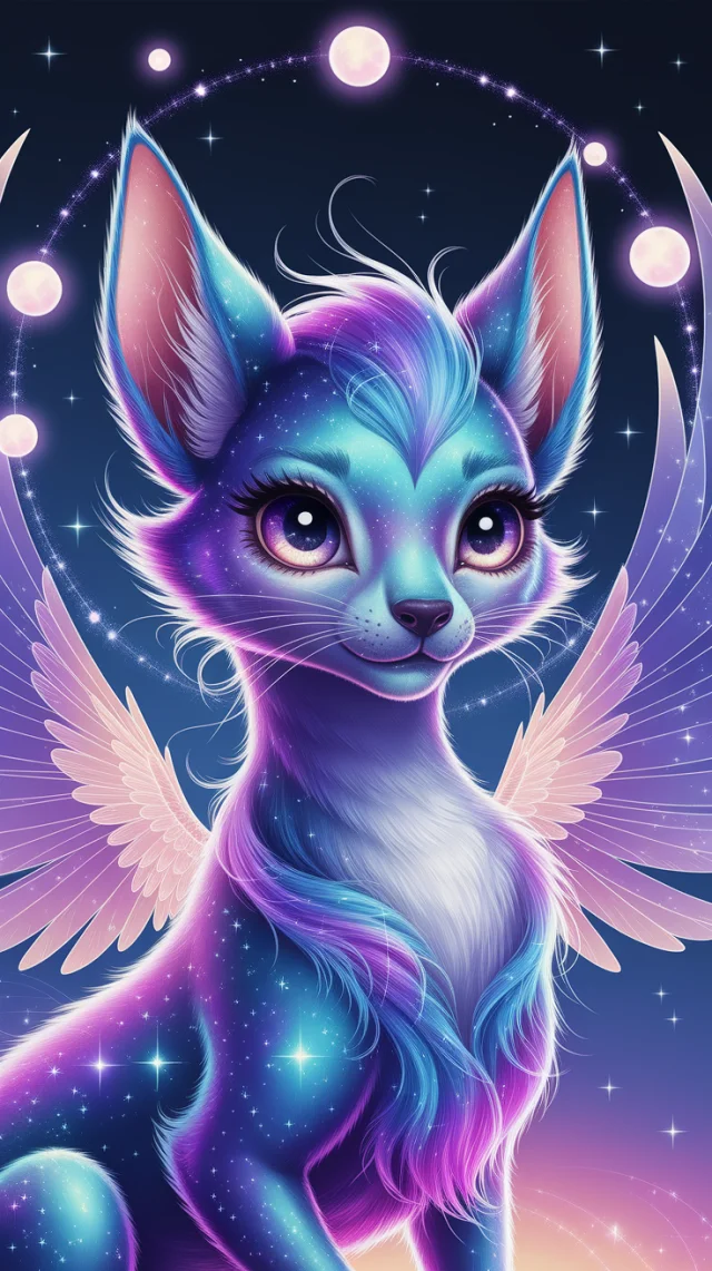 Celestial Fantasy Animal Art: Ideogram Version Comparison - v2a - Image 2