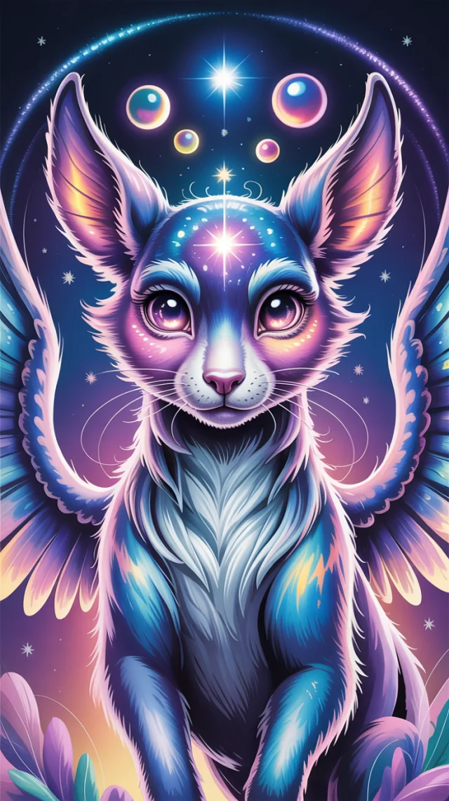 Celestial Fantasy Animal Art: Ideogram Version Comparison - v3.0 - Image 3