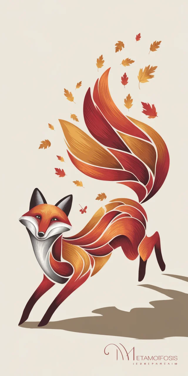Ideogram: Stylized Autumn Fox Illustration Showdown (v3 Wins) - v2.0 - Image 3