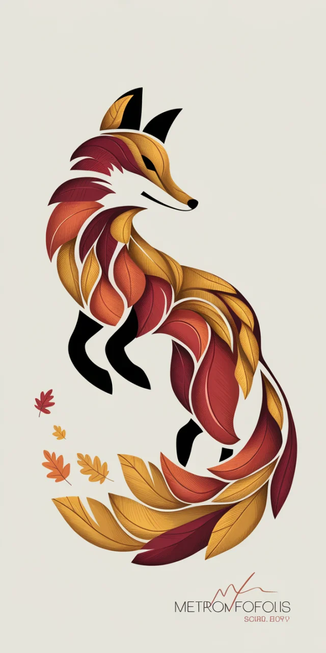Ideogram: Stylized Autumn Fox Illustration Showdown (v3 Wins) - v2.0 - Image 4