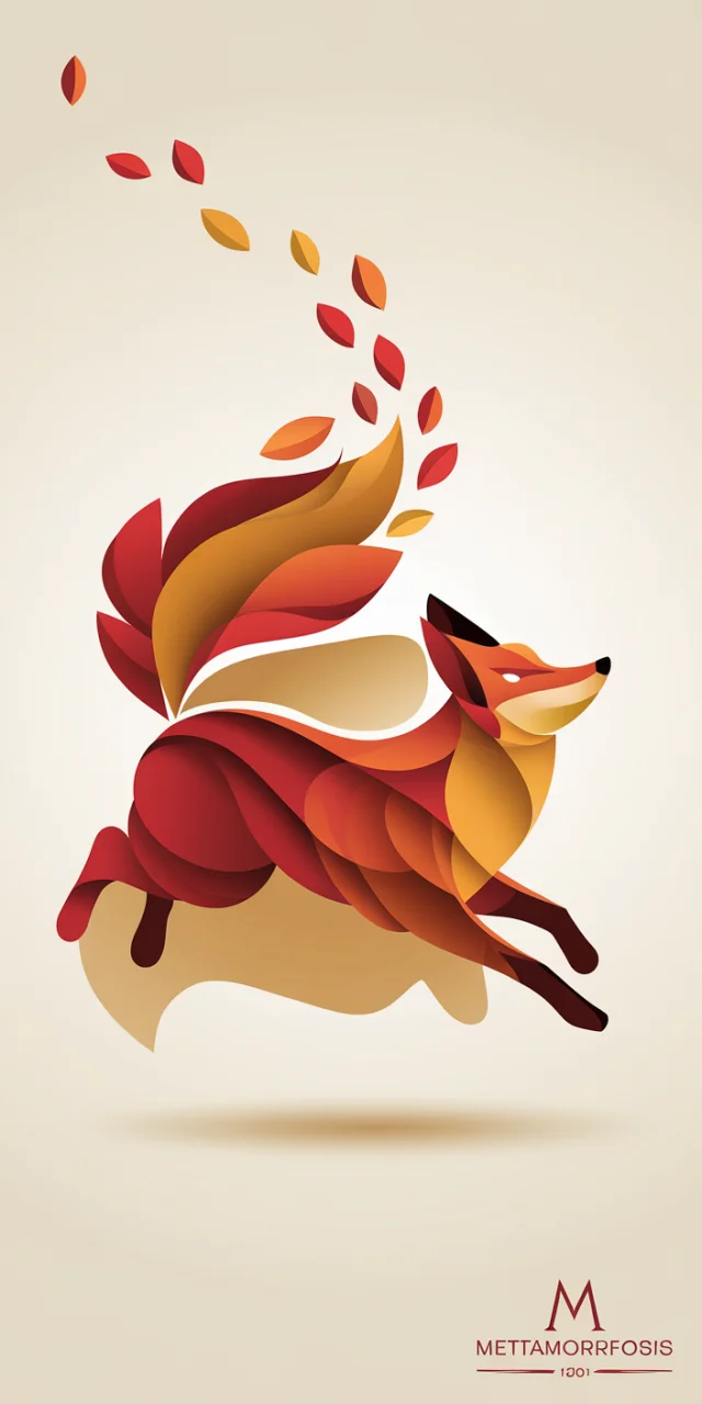 Ideogram: Stylized Autumn Fox Illustration Showdown (v3 Wins) - v2.0 - Image 2