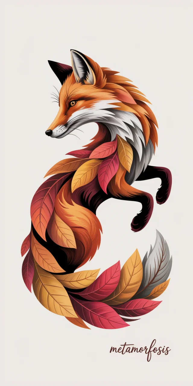 Ideogram: Stylized Autumn Fox Illustration Showdown (v3 Wins) - v3.0 - Image 4