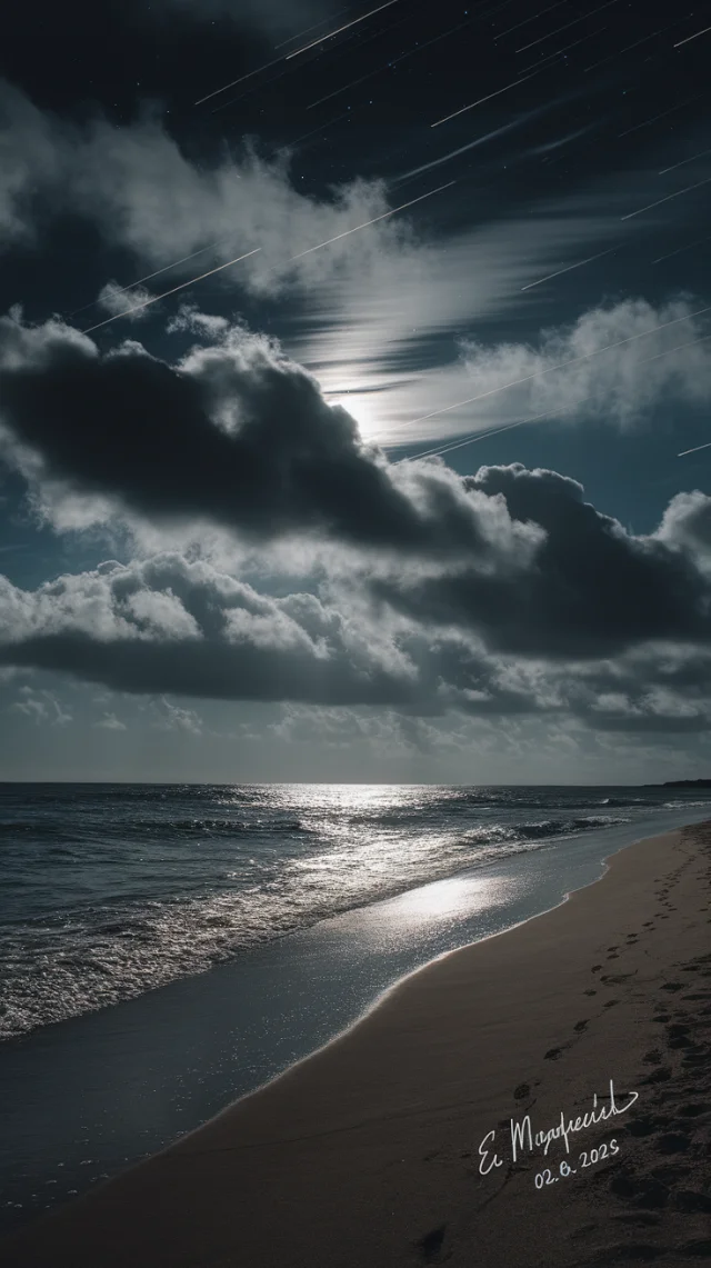 Best Ideogram Dramatic Night Beach Scene: Version Showdown - v2.0 - Image 2