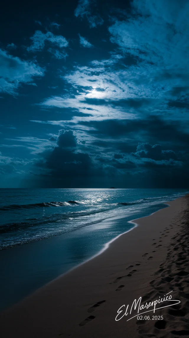 Best Ideogram Dramatic Night Beach Scene: Version Showdown - v2a - Image 3