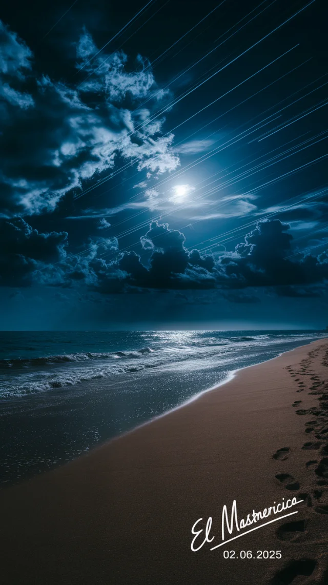 Best Ideogram Dramatic Night Beach Scene: Version Showdown - v2a - Image 2