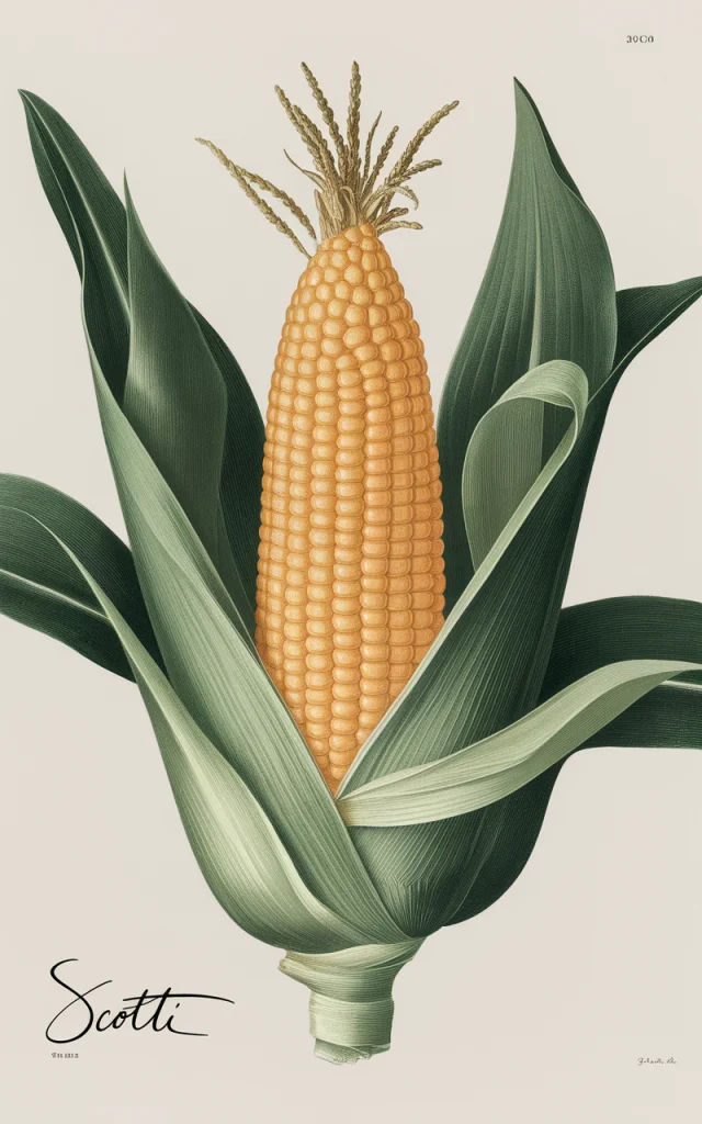 AI Corn Illustration: Ideogram v2a, v2.0, v3.0 Comparison - v2.0 - Image 4