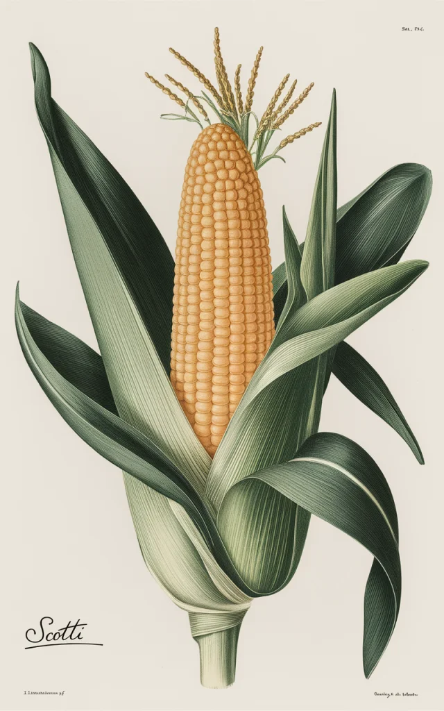 AI Corn Illustration: Ideogram v2a, v2.0, v3.0 Comparison - v2.0 - Image 3