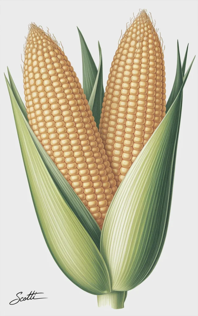 AI Corn Illustration: Ideogram v2a, v2.0, v3.0 Comparison - v2a - Image 2