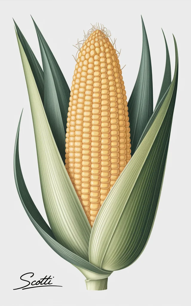 AI Corn Illustration: Ideogram v2a, v2.0, v3.0 Comparison - v2a - Image 3