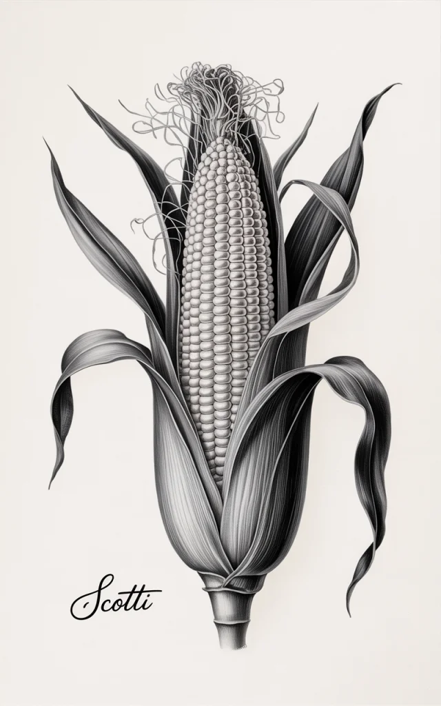 AI Corn Illustration: Ideogram v2a, v2.0, v3.0 Comparison - v3.0 - Image 4