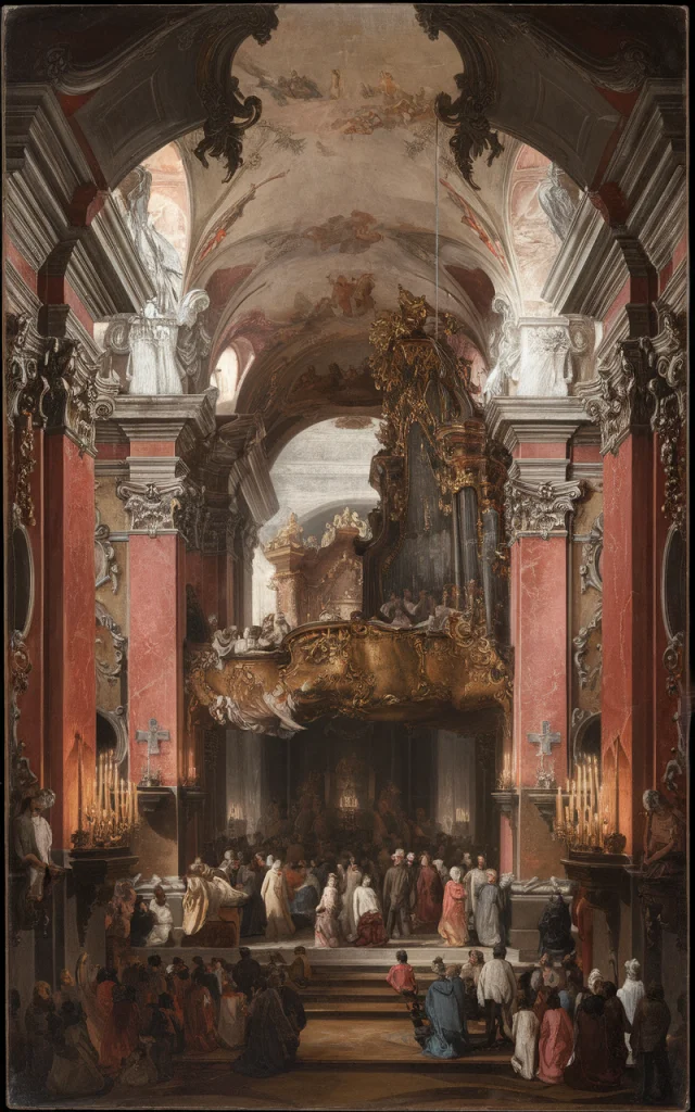 AI Baroque Church Painting: Ideogram Versions Compared - v2.0 - Image 2