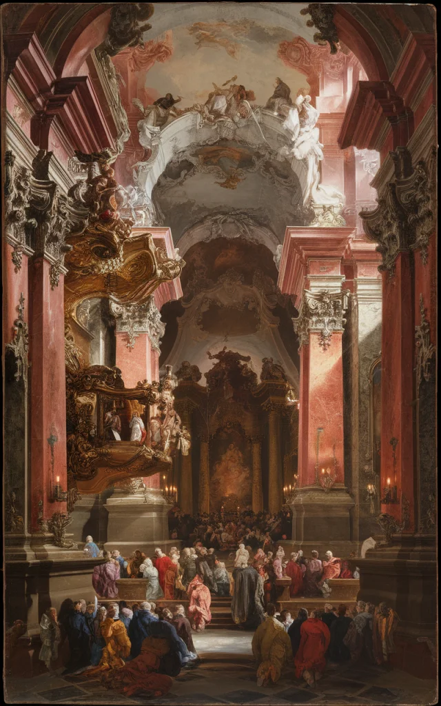 AI Baroque Church Painting: Ideogram Versions Compared - v2.0 - Image 4