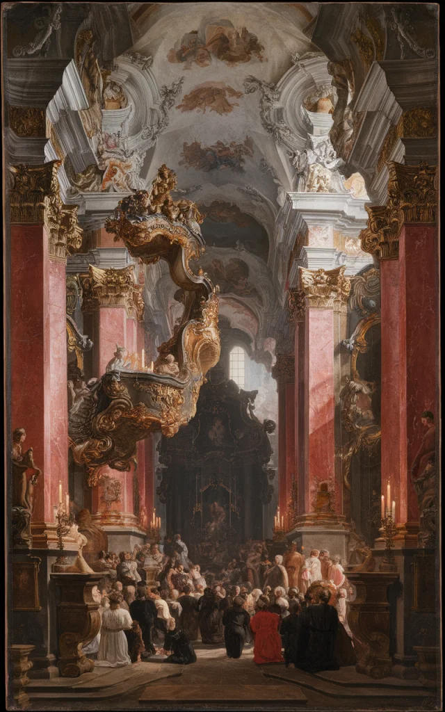 AI Baroque Church Painting: Ideogram Versions Compared - v2.0 - Image 3