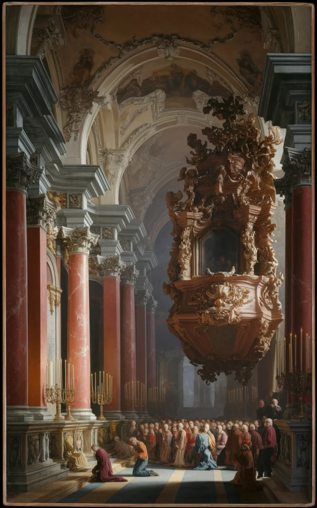 AI Baroque Church Painting: Ideogram Versions Compared - v2a - Image 2