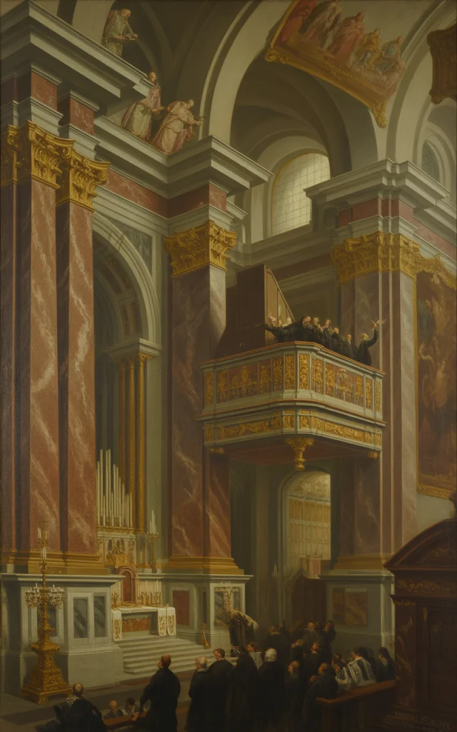 AI Baroque Church Painting: Ideogram Versions Compared - v3.0 - Image 4