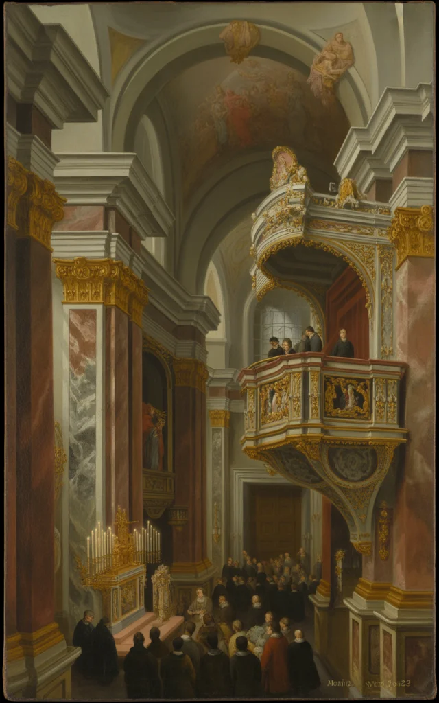 AI Baroque Church Painting: Ideogram Versions Compared - v3.0 - Image 2