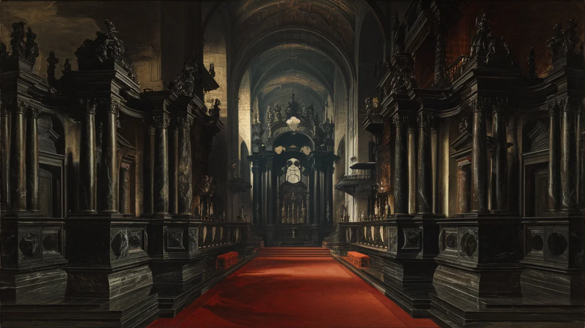 Ideogram: Rembrandt Cathedral Painting Analysis (V2a-V3) - v2.0 - Image 4